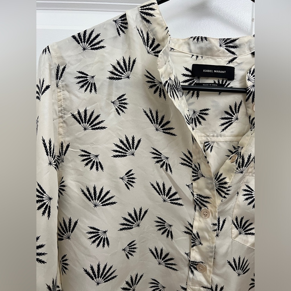Isabel Marant Silk Button up Blouse - Picture 2 of 6